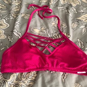 NWT pink bikini top.  Adorable!  Sz. m